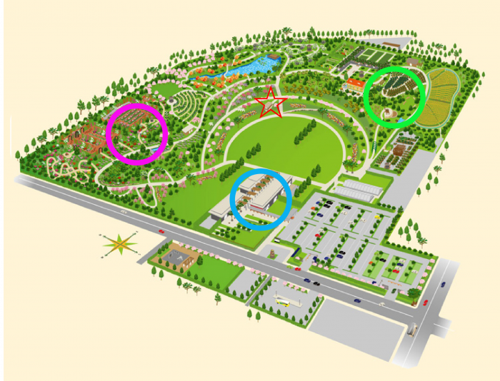 花菜ガーデン地図