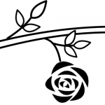 つるバラ一輪咲き