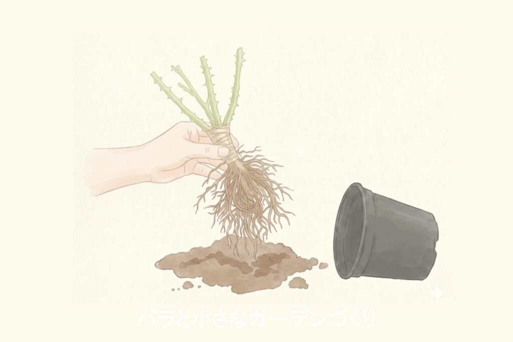 大苗の植え方ー１