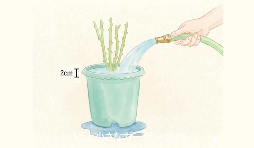 大苗の植え方４