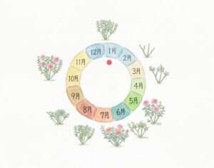 バラの月別の育て方｜1月〜12月の管理と作業一覧